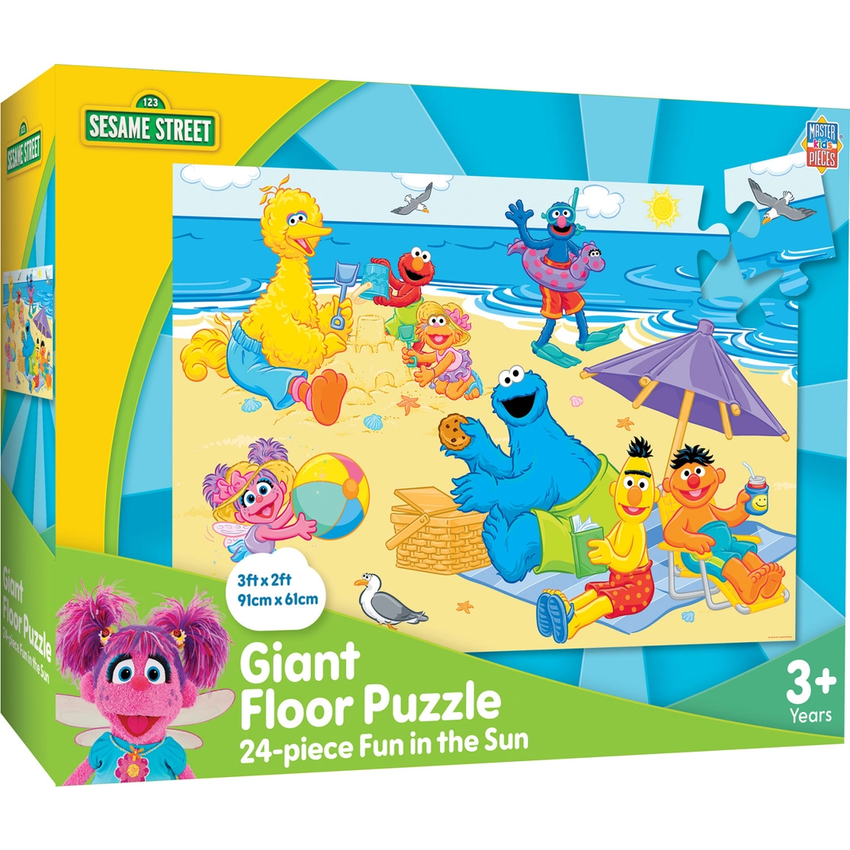 Sesame Street 24 Piece Floor Puzzle - Fun Educational Puzzle for Kids