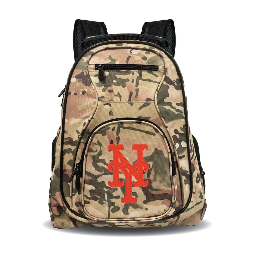 New York Mets 19" Premium Laptop Backpack Camo
