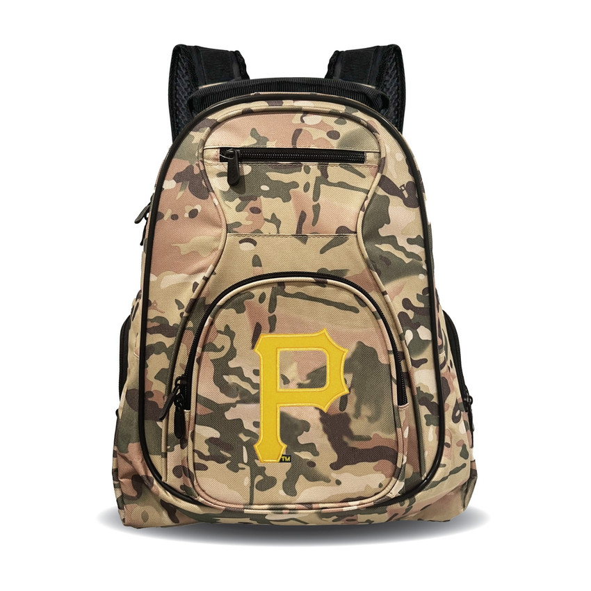 Pittsburgh Pirates 19" Premium Laptop Backpack Camo