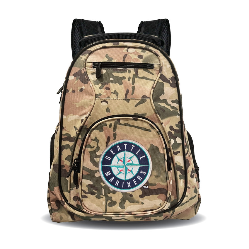 Seattle Mariners 19" Premium Laptop Backpack Camo