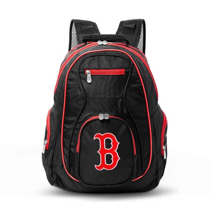 Boston Red Sox 19" Premium Laptop Backpack with Colored Trim