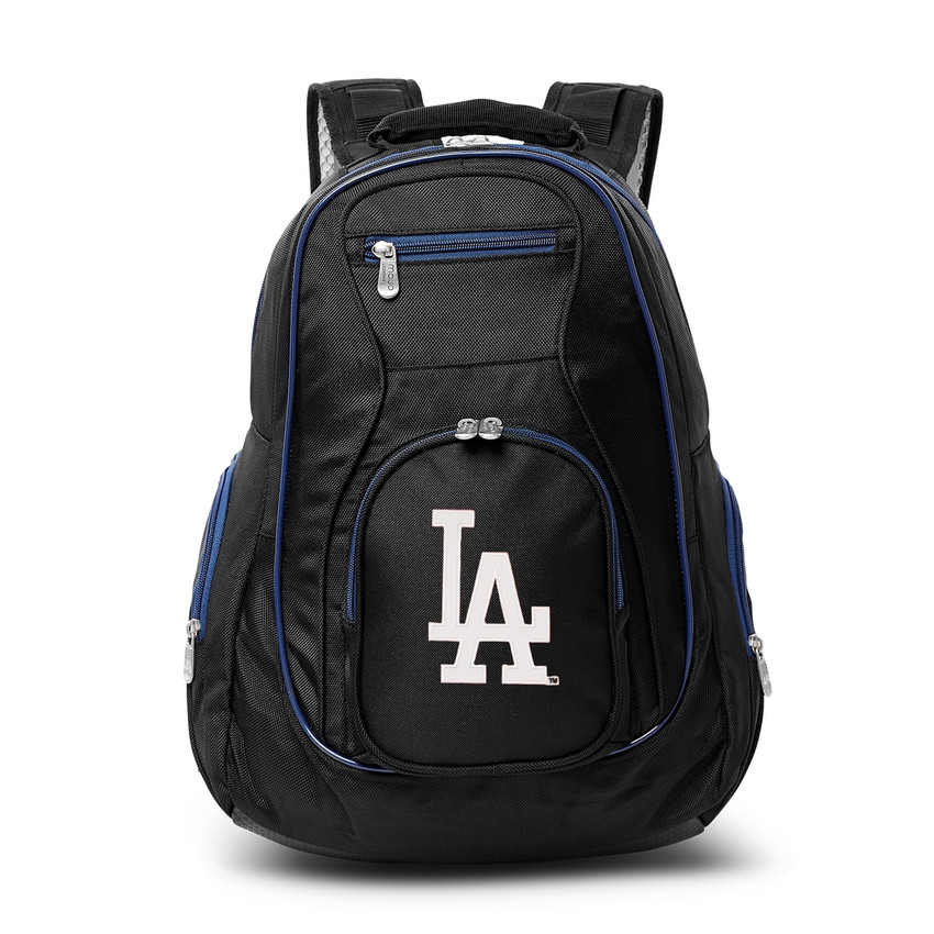 Los Angeles Dodgers 19" Premium Laptop Backpack with Colored Trim
