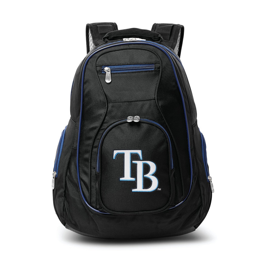 Tampa Bay Rays 19" Premium Laptop Backpack with Colored Trim