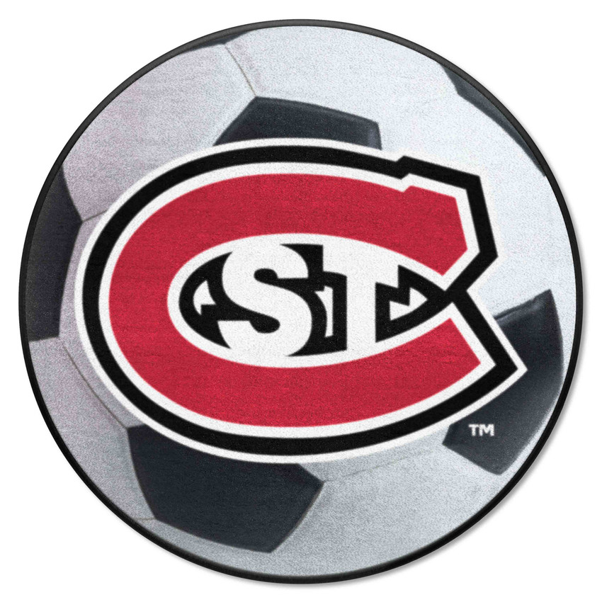 St. Cloud State Huskies Soccer Ball Rug - 27in. Diameter