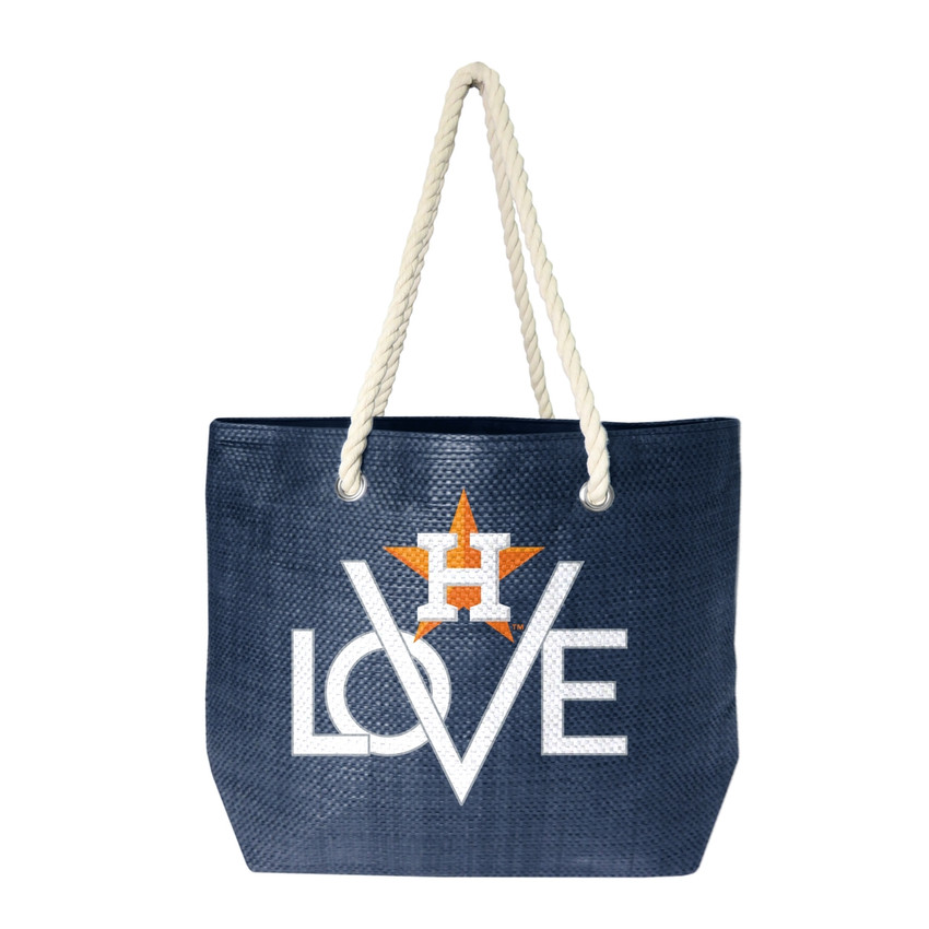 Houston Astros Love Tote Bag MLB Fan Tote Travel Shopping Bag