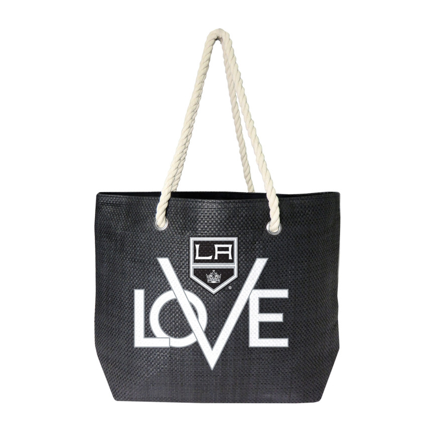 Los Angeles Kings Love Tote Bag NHL Fan Tote Travel Shopping Bag