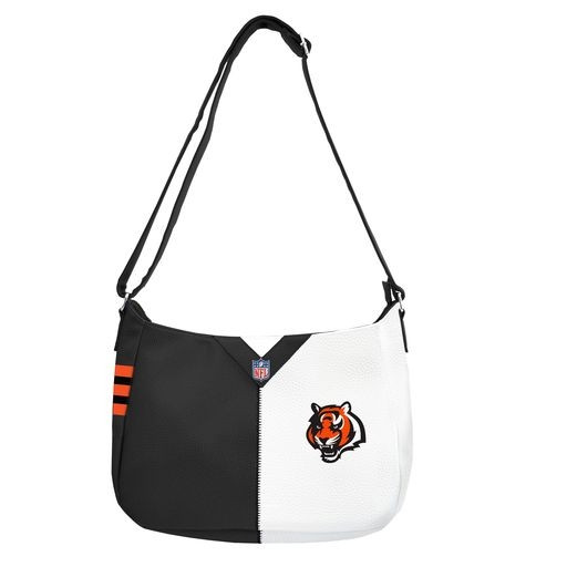Cincinnati Bengals Pebble Split Hobo Bag