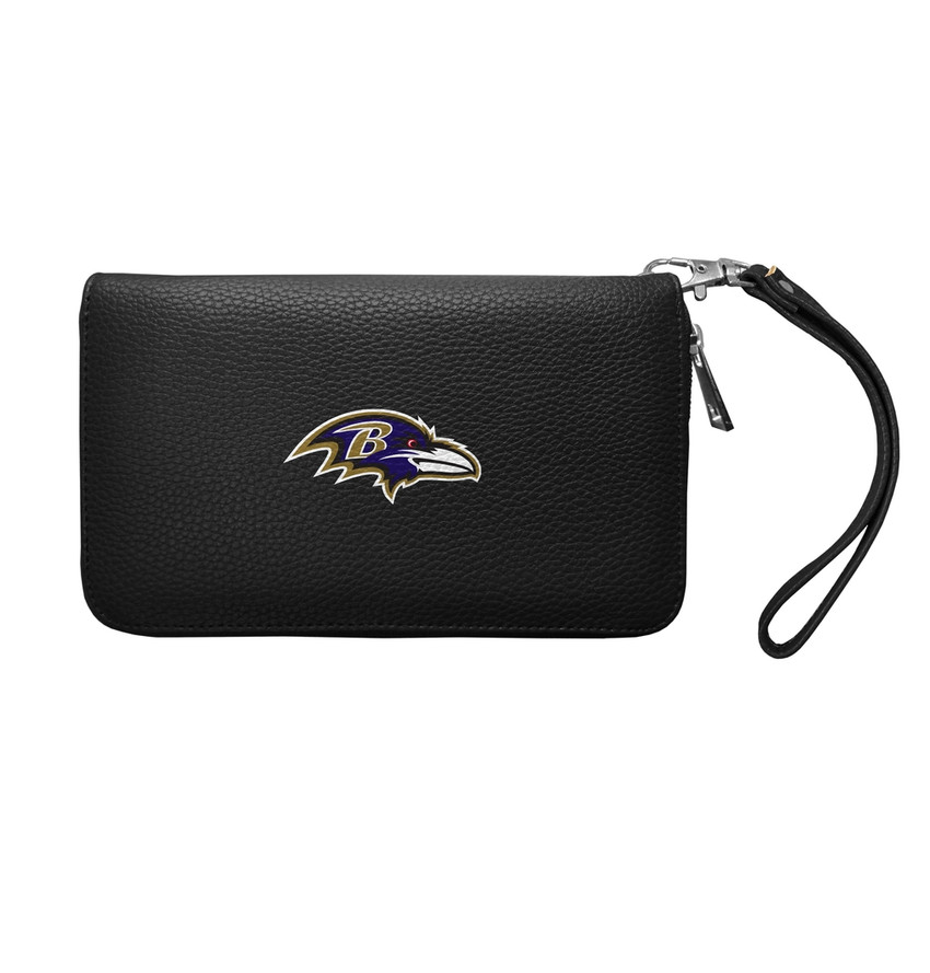 Baltimore Ravens Pebble Organizer Zip Wallet