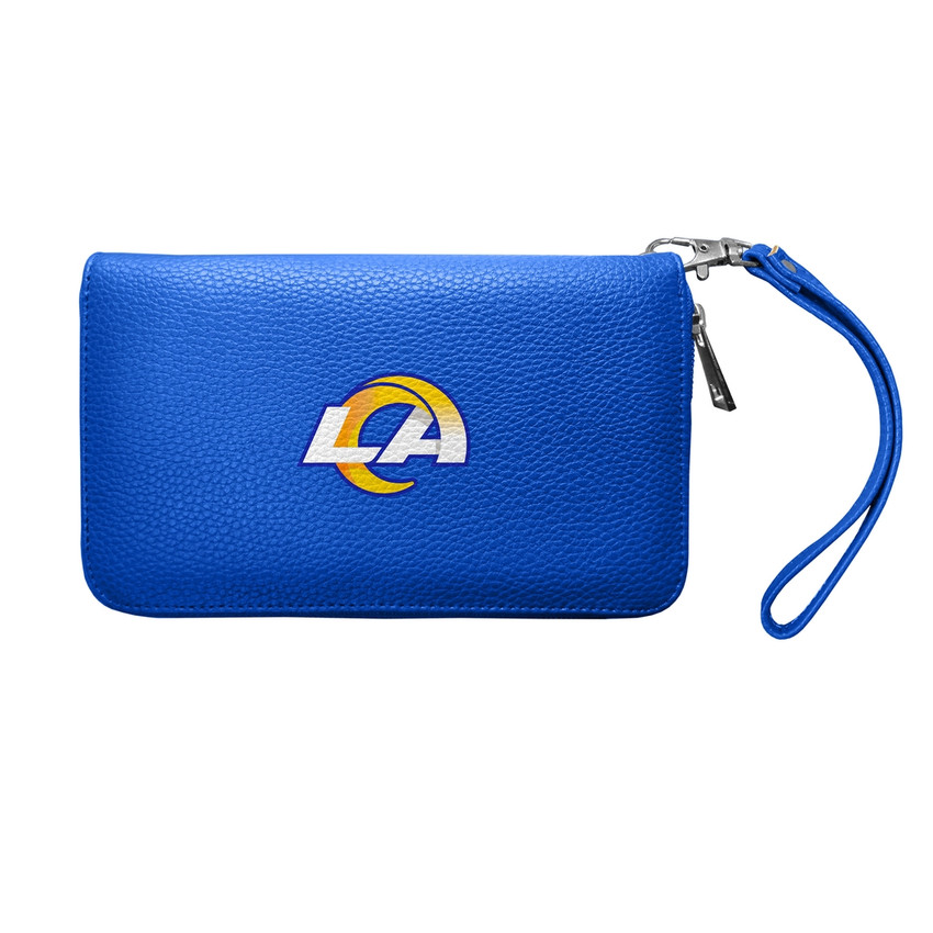 Los Angeles Rams Pebble Organizer Zip Wallet