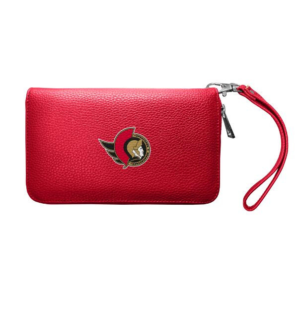 Ottawa Senators Pebble Organizer Zip Wallet