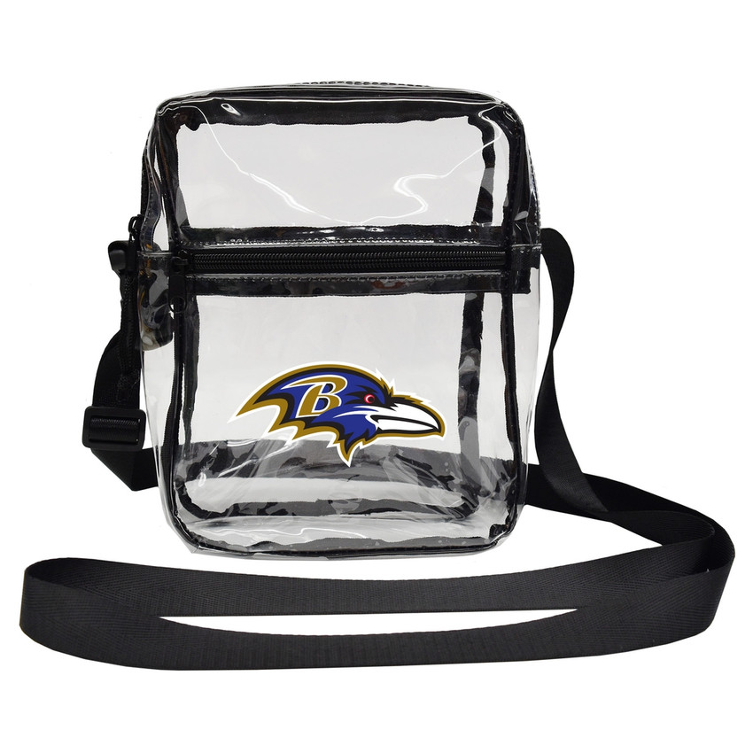 Baltimore Ravens Clear Sideline Purse Stadium Approved NFL Bag Fan Gear