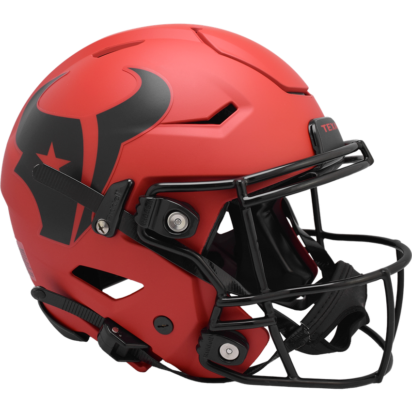 Houston Texans Helmet Riddell Authentic Full Size SpeedFlex Style Rave Alternate