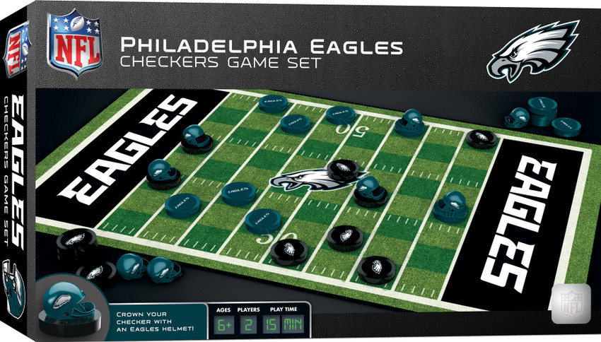 Philadelphia Eagles Checkers Board Game