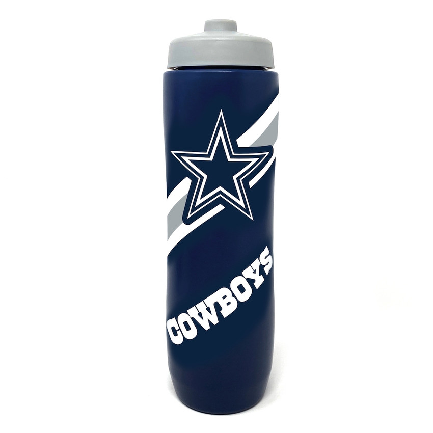 Dallas Cowboys Squeezy Water Bottle Sports Drink Bottle Fan Gear