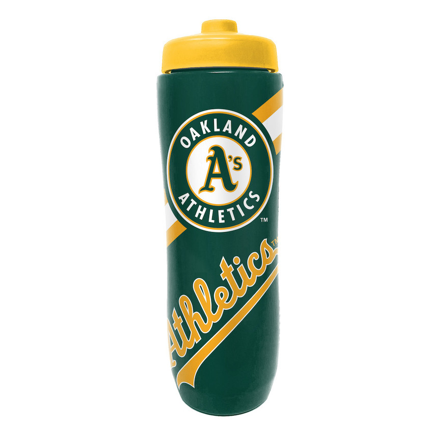 Oakland Athletics Squeezy Water Bottle Sports Drink Bottle Fan Gear