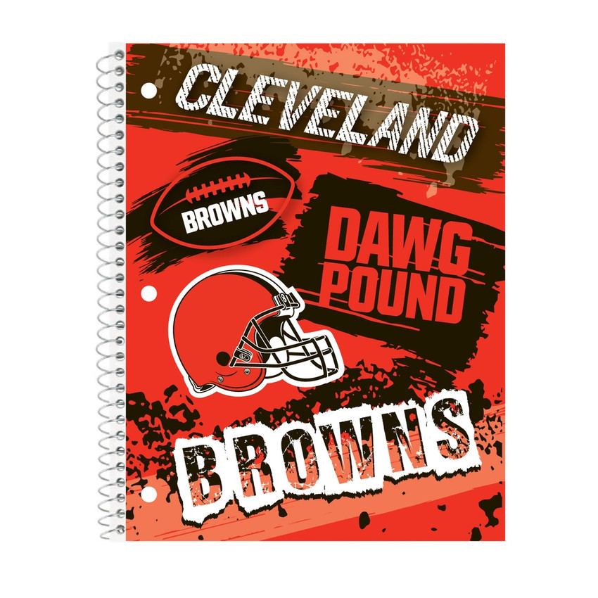 Cleveland Browns Spiral Notebook NFL School Office Writing Journal