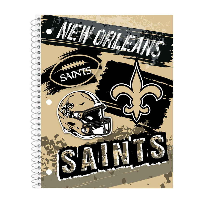 New Orleans Saints Spiral Notebook NFL School Office Writing Journal