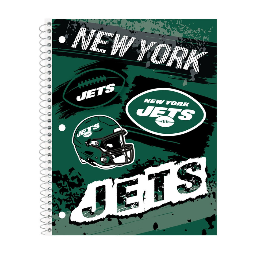New York Jets Spiral Notebook NFL School Office Writing Journal