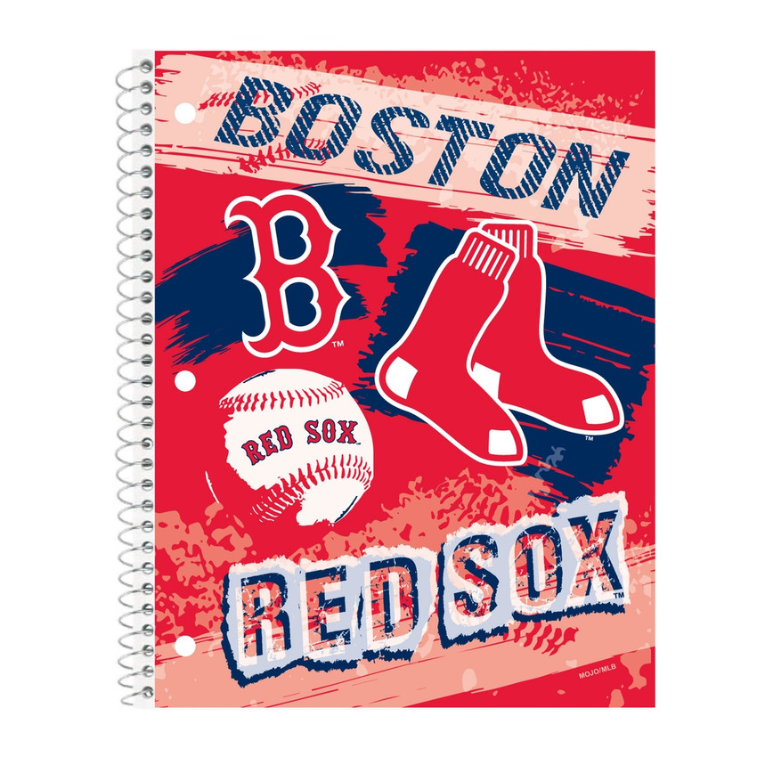Boston Red Sox Spiral Notebook MLB School Office Writing Journal