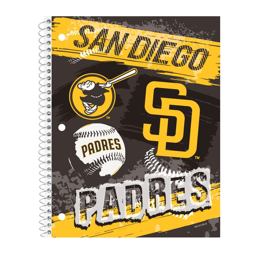 San Diego Padres Spiral Notebook MLB School Office Writing Journal