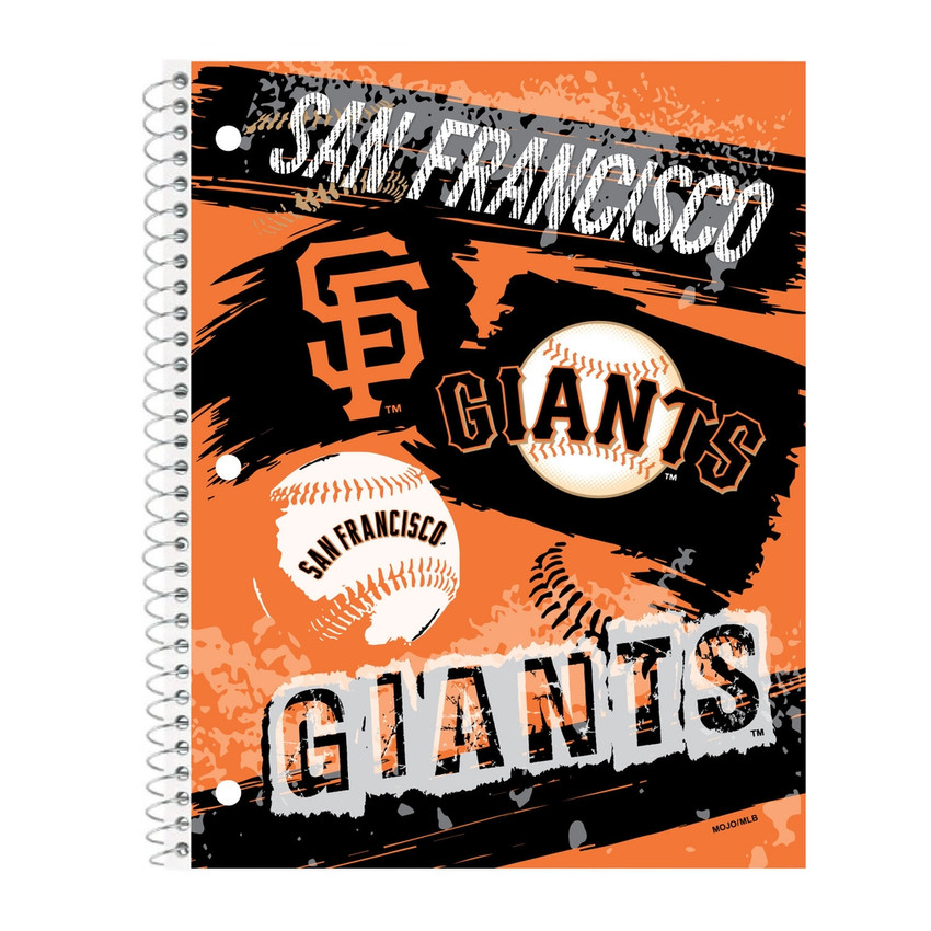 San Francisco Giants Spiral Notebook MLB School Office Writing Journal