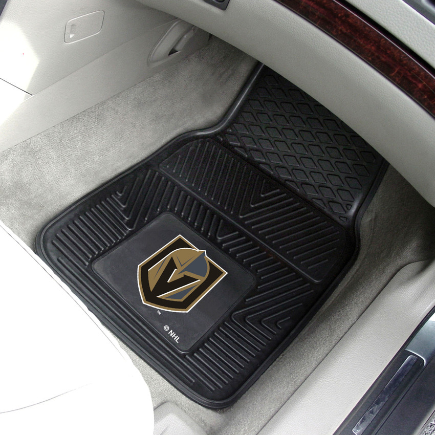 NHL - Vegas Golden Knights 2-pc Vinyl Car Mat Set 17"x27"