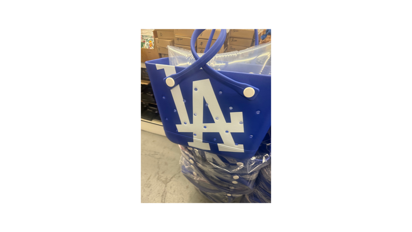 Los Angeles Dodgers Big Logo Tailgate Tote Bag