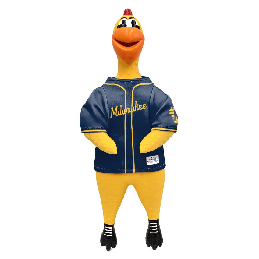 Milwaukee Brewers Team Rubber Chicken Toy