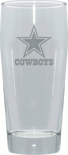 Dallas Cowboys 16oz Pub Pilsner w/Etched Logo | Sports Fans Merchandise