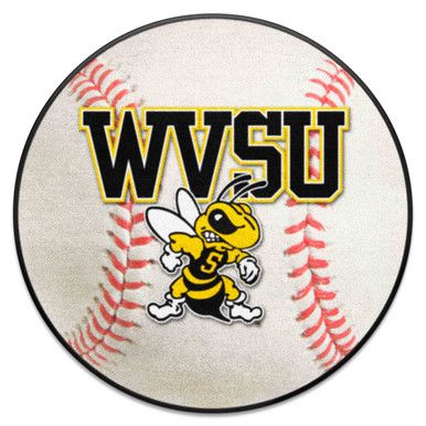 Wv State Rug Fallo West Virginia State Yellow Jackets Baseball Rug - 27in. Diameter ...