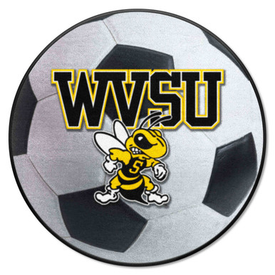 Wv State Rug Fallo West Virginia State Yellow Jackets Soccer Ball Rug - 27in. Diameter ...