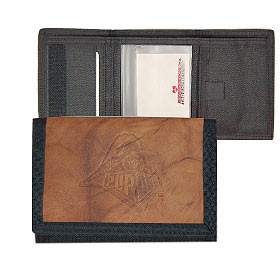 Siskiyou Sports NFL Minnesota Vikings Leather Tri-Fold Wallet, Black