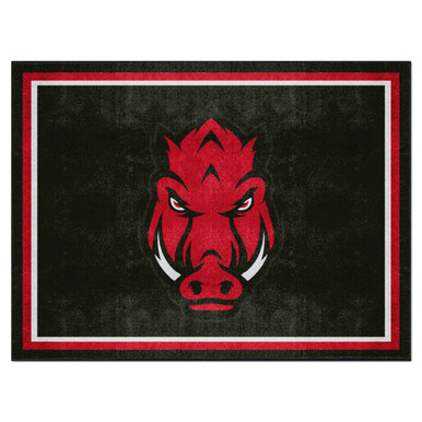 Razorback Rugs Arkansas Razorbacks 8ft. x 10 ft. Plush Area Rug | Sports Fans Merchandise