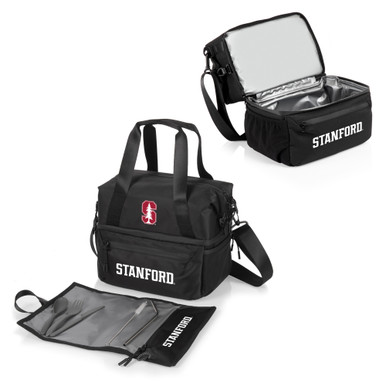 NCAA Stanford Cardinal Insulated Backpack Cooler - Holds 23 Cans, Water-Resistant, Black