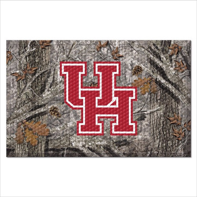 Houston Cougars Rubber Scraper Door Mat | Sports Fans Merchandise