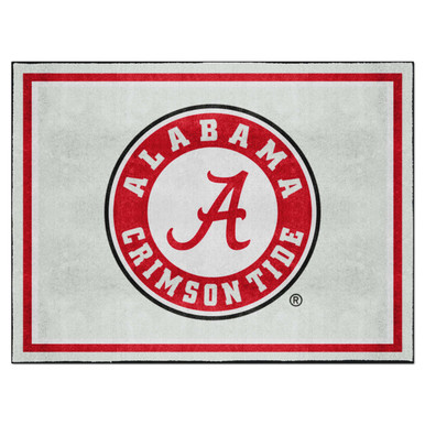 Alabama Crimson Tide 8ft. x 10 ft. Plush Area Rug | Sports Fans Merchandise