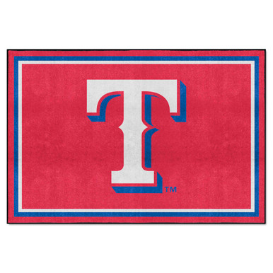 Texas Rangers 5ft. x 8 ft. Plush Area Rug | Sports Fans Merchandise
