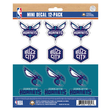 Fan Mats Houston Rockets Mini Decal Sticker Pack – 12 Count, 1-Inch Vinyl Stickers, Officially Licensed