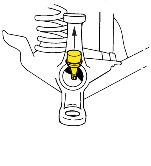 MOOG 11-23 Ram 2500 Front Upper Ball Joint - K7448 Photo - Close Up