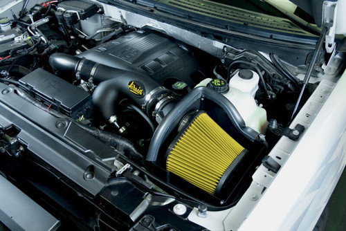 Airaid Intake Kit Ford F150 V6-3.5L F/I 11-14 Cotton Gauze and Synthetic Filter Material - 404-101 Photo - Mounted
