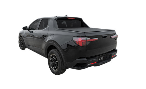 Access LOMAX 2022+ Hyundai Santa Cruz 4ft Box Trifold Bed Cover - Black Diamond Mist - G4060209 Photo - Primary