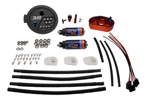 DeatschWerks 20-24 A90/91 Toyota Supra/G8X BMW M3/M4 Fuel Pump Module w/Dual DW420s - 9-422-7080 Photo - Primary