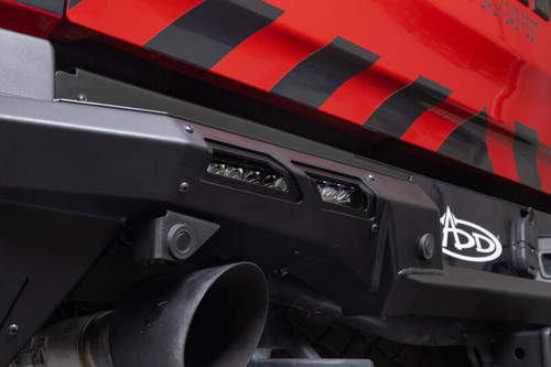 Addictive Desert Designs2025 Ram RHO Phantom Rear Bumper - Hammer Black Powder Coat - R630191190103 Photo - Close Up