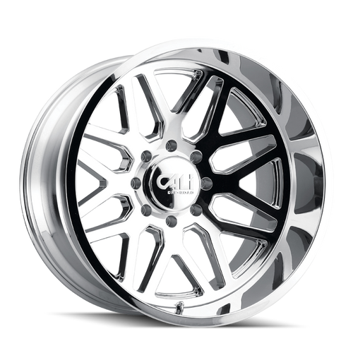 Cali Off-Road 9115 Invader 24x14 / 8x165.1 BP / -76mm Offset / 125.2mm Hub Chrome Wheel - 9115-24481C Photo - Primary