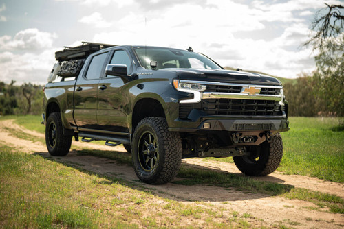 DV8 Offroad 2022+ Chevrolet Silverado 1500 Offroad Spec Series Front Bumper w/ Winch - FBCS1-08 Photo - out of package