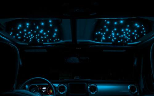 Oracle StarLINER Fiber Optic Hardtop Headliner for Wrangler JL/Gladiator JT ColorSHIFT - 5872-333 Photo - lifestyle view