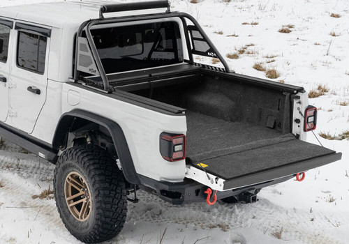 Husky Liners 20-26 Jeep Gladiator 5ft Bed Guardian Comfort Bed Liner - Full - HBRJ20SBK Photo - Mounted