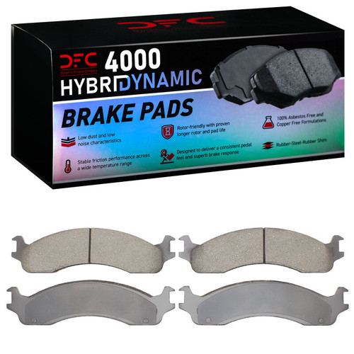 DFC 95-07 Ford F-350 4WD (Excl Super Duty) Front 4000 Hybridynamic Brake Pads - 4000-0655-00 Photo - Primary