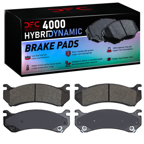 DFC 99-13 Hummer H2 Rear/Front 4000 Hybridynamic Brake Pads - 4000-0785-00 Photo - Primary