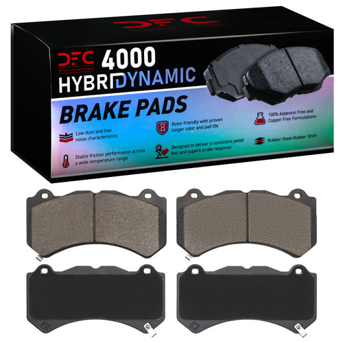 DFC 09-26 Rivian R1T Front 4000 Hybridynamic Brake Pads - 4000-1405-00 Photo - Primary